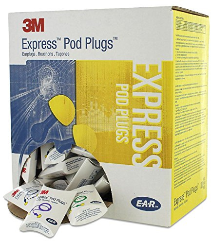 3M E-A-R Express Gehörschutzstöpsel, mit Kordel, EX-01-001