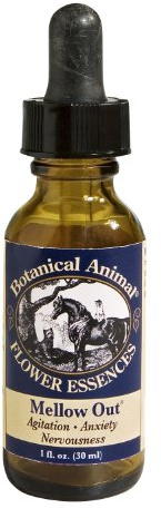 Botanical Animal Safe Natural Flower Essence - Mellow Out, Nerves - Calming And Relaxing Benefits- Non-Mood Altering, Hemp-Free, Non Allergenic - 1 oz