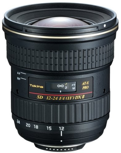 Tokina ATX 12-24mm/4 Pro DX II Objektiv inkl. Sonnenblende BH 777 für Nikon
