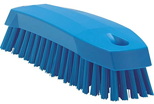 Vikan Brush,Scrub,Medium,7,PP/PBT,Blue, 3587