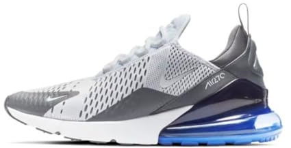 Nike Men's Air Max 270 Sneaker, Multicolour White White Persian Violet Dark Grey 107, 8.5