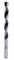 Fisch - 1200318 FSF-003854 Chrome Vanadium Brad Point Drill Bit, 1/8-Inch