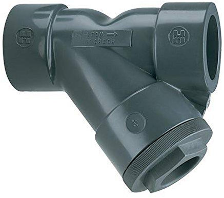 Hayward YS20050S Filtre en Y en Plastique CPVC avec Joints toriques FPM 1/2