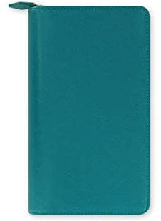 Filofax 22536 Organizer Compact Saffiano Zip, aquamarine