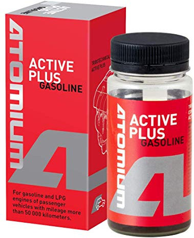 ATOMIUM Active Gasoline Plus - Motor Additiv für Benzin Autos – Geeignet für ältere Autos mit mehr als 50 000km | Für PKW und leichtere LKW mit CNG und LPG Motor | Hergestellt in der EU -90ml
