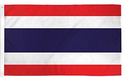 AZ FLAG - Flagge Thailand - 90x60 cm - Thailändische Fahne 60 x 90 Cm Feiner Polyester - Flaggen