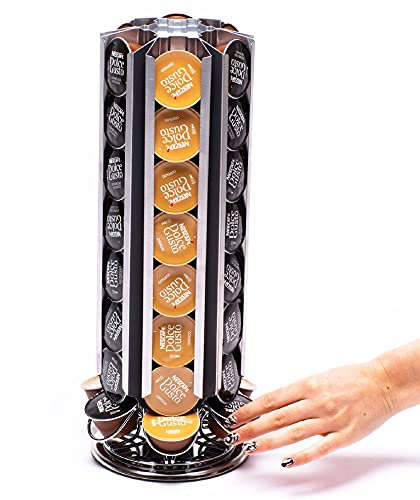 Peak Coffee Support Rotatif à Lames pour Capsules de Machines à café Dolce Gusto Capacité 36 Capsules