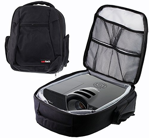 Navitech Protective Portable Projector Carrying Case and Travel Bag Compatible With The Crenova XPE680 720P Multimedia Projector