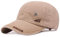 CHENNUO Vintage Basecap Herren Snapback Cap Verstellbar Outdoor Baseballkappe Sport Mütze (Beige)