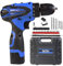 2-in-1 Cordless Drill & Electric Spin Scrubber Cleaning Brush Combi Set w/Battey and Charger, 25+1 Keyless Clutch, with 10pcs Drill Bits, 5pcs Drill Brush, 1pc Extended Rod, for DIY/Repair/Cleaning