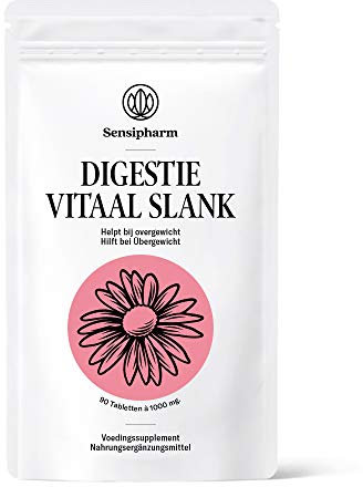 Sensipharm Digestion Vital Schlank 90 Tabletten a 1000 mg. Pflanzliche Heilmittel Fettverbrenner