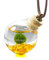 Marimo Glücksball Unterwasserwelt Bernstein echte Wasserpflanze Kette echtes Borosilikatglas Aquarium