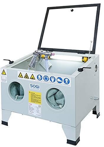SOGI S-56 Sabbiatrice da banco professionale con accessori cabina di sabbiatura