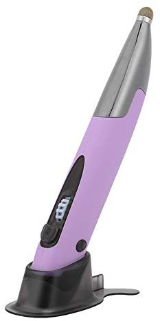 Hopcd Optical Pocket Pen Mouse, 2.4G Wireless Capacitive Screen Handwriting Mouse Pen with Adapters for Windows XP /7/8/10 for Tablets/Mobile Phone(Purple)