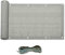 Rebecca Mobili Balcons Coupe-Vent, Couverture Brise-Vue, Gris, HDPE, Protection UV - Dimensions: 0,9 x 5 m (HxL) - Art. RE6547