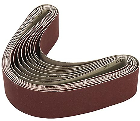 10Pcs 60 bis 600 Grit 30mm x 540mm Abrasive Schleifbänder für Winkelschleifer Bandschleifer Befestigungs-80#