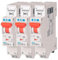 EATON 109128 PLGC4-C10/1N - DISJONCTEUR MODULAIRE PH/N - Blanc - MANETTE ORANGE - 1P+N / 10 A - COURBE C - Raccordement direct sans vis - 3 disjoncteurs