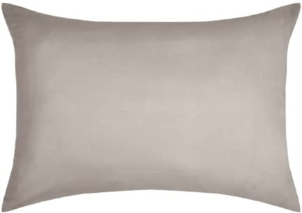 STOF - Taie d'oreiller -Taille 50x70 cm - 100% Coton certifié Oeko-Tex - Excellente qualité - Couleur Lin -Modèle Eden - Linge de Lit pour Maison - Doux et Confortable - Unisexe - Mixte