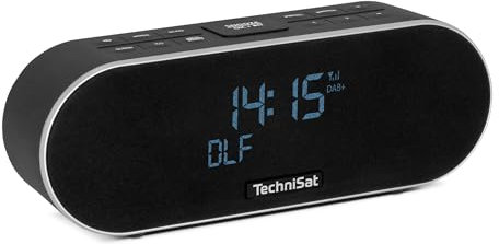 TechniSat DIGITRADIO 53 BT – Premium Wecker - Bluetooth Lautsprecher mit DAB+ Radio (DAB, UKW, FM, Sleeptimer, Snooze, Lichtsensor, 20 Watt)