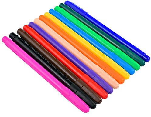 12 Stück essbare Lebensmittelstifte, Lebensmittelfarbstifte, essbare Marker – Gourmet-Schreiber in Lebensmittelqualität zum Dekorieren von Kuchen, Backen, Kochen, Macarons, Ostereiern