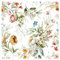 murando PREMIUM Vlies Tapete Deko Panel Fototapete Blumen Wanddeko 10 m Tapetenrolle Mustertapete Wandtapete modern design Dekoration - Natur Botanik wie gemalt b-B-10073-j-a, 0,5m x 10m PREMIUM