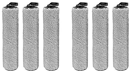 2 brosses à rouleau souples, compatibles avec TINECO, compatibles avec Ifloor 3, compatibles avec Floor One S3, lave-sol sec et humide sans fil, accessoires for aspirateur à main