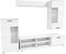 Homey Mueble de Salón Moderno con Leds, Módulos de Comedor, Modelo Alba, Madera, Andersen, Grande