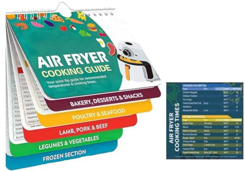 Cosmin Air Fryer Recipe Book,Air Fryer Cooking Guide,Magnetic Air Fryer Recipe Book Schedule,Air Fryer Recipes Accessories