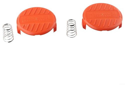 FUBESK Lot de 2 capuchons de bobine de débroussailleuse pour Black and Decker CST1000, GL30, GL120C, GL280, GL301, GL340, GL420C, GL420XC
