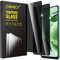 CHRINECY 2 Piezas Protector Pantalla de Privacidad Compatible con Xiaomi Redmi Note 12 4G / 5G, Antiespia Cristal Vidrio Templado, Anti-Spy, 9H Dureza, Anti-Arañazos