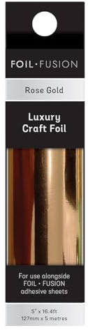 Tonic Studios Foil Fusion - 127mm x 5m Luxury Craft Foil - (Rose Gold)