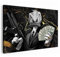 Artmazing | Mafia Donald Bild bunt | S-Art Bilder | Mafia Donald Bilder Modern | Leinwandbilder XXL Wohnzimmer | Wandbild Mafia Donald Deko XXL | Bild Leinwand XXL | buntes Poster für Wand