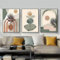 HMDKHI Moderne Aesthetic Pflanze Bilder Boho Deko Bilder, Natur Landschaftsposter, Abstraktes Art Deco Poster Set - Kein Rahmen (3Pcs-50x70cm,Poster-09)
