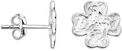 SOFIA MILANI - Damen Ohrringe 925 Silber - Kleeblatt Ohrstecker - E2918