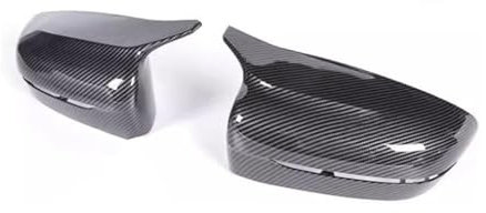 HTUHBCX Spiegelkappe Außenspiegel Für 2 3 4 5 7 8 Serie G42 G20 G28 G22 G30 G11 G14 G15 Auto Rückspiegelkappe Rückspiegelschalen Carbon-Textur Rückspiegel Kappe(Carbon Texture)