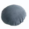 Kissenbezug Rund 45x45 50x50 60x60 Chenille Sofa Kissenbezüge Runder, Zierkissenbezug Dekokissen Sofakissen Kissenhülle Dekorative Weiche Zierkissenbezüge Kissen Bezug(Gray-Blue,60 cm (1pc))