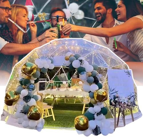 Hoiaost Bubble Tent Pop Up Gazebo - Quick Installation/360° Panoramic View, Transparent Design, Outdoor Dining Area, Event Space, Garden Shelter, Hot Tub Cover,2.9m