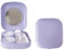 Erewa Contact Lens Case, 2 Pack Portable Contact Lens Box Kit with Mirror, Compact Soak Storage Kit for Travel (Light Purple)