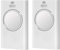 2 telecomandi per porte del garage, 868 MHz, 2 canali, compatibili con FAAC XT4 868 SLH LR, XT4 868 SLH, XT2 868 SLH, XT2 868 SLH LR, bianco