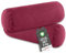 BaSaTex Bio Kissenbezüge für Nackenrolle 40x15 cm im 2er Pack - 97% GOTS-Zertifizierte Baumwolle + 3% Elasthan - Farbe: Bordeaux