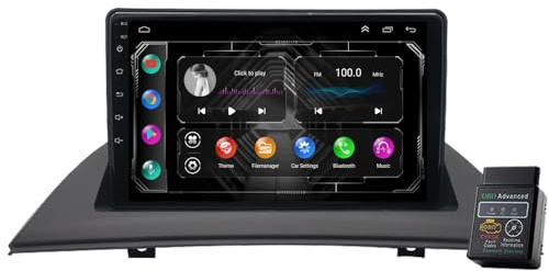 9 Zoll Android 13 Wireless Carplay Autoradio für BMW X3 E83 2003–2010 Carplay GPS Navi DAB + Radio Stereo Bluetooth Headunit GPS Sat Nav Bluetooth Player Audio Video Player (2 GB RAM + 32 GB ROM)