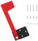 Kit di ricambio per cassette postali, facile da installare, adatto per superfici in metallo, mattoni, pietra, legno, accessori per cassetta postale rossa