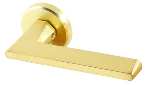 Serrure de porte robuste en fer et aluminium adaptée pour une porte de 38 à 50 mm d'épaisseur avec une distance centrale de 58 mm, serrure de porte facile à installer