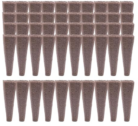 perfk Hydrokultur-Schwämme, Wachstumsschwämme, Setzling-Garten-Kegel-Set für Wurzelwachstum, Zubehör für Hydrokultur-Systeme im Innenbereich