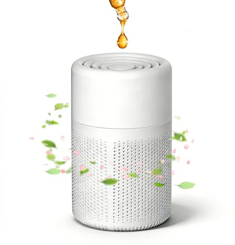 Small Air Purifiers for Bedroom Home with H13 HEPA Filters,Quiet HEPA Filter Cleaner with Aromatherapy for Better Sleep,Air Frenshener, Pet Dander,Dust, Smoke,Schlafzimmer,Odour, Office