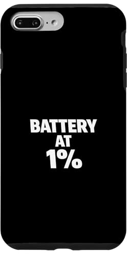 Battery at 1% Case for iPhone 7 Plus/8 Plus