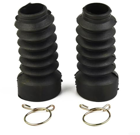 Motorcycle Front Fork Gaiters Rubber Boots for Honda CRF230F SL230 - Shock Protectors 9.25 Inch Long