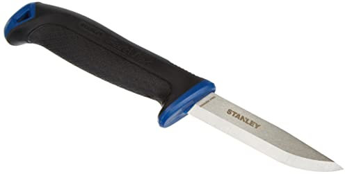 Stanley 0-10-232 Couteau Multifonctions Gamme Fatmax Plus Résistant - Lame Acier Inoxydable - 9,2cm