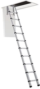 Zarges ZARTELOFT288 2.88 m Loftmaster Telescopic Ladder - Silver