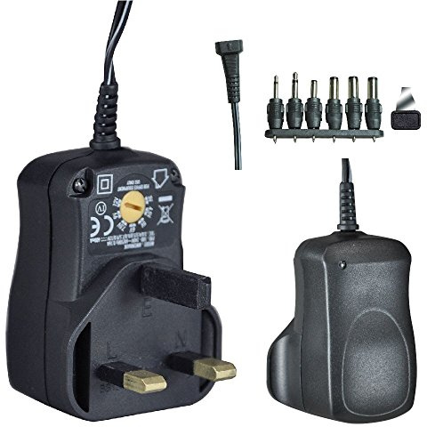 TheBigShip® Multi-Voltage 600ma Regulated Switch Mode Power Supply UK Plug